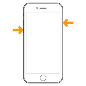 iPhone7の強制再起動方法