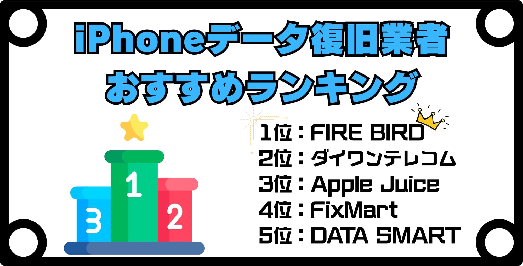 画像 iPhoneデータ復旧業者おすすめランキング5選