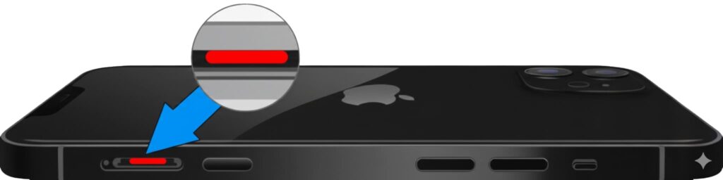 iPhone12の水没マーク位置