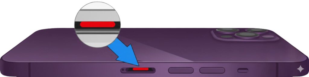 iPhone14ProMaxの水没マーク位置