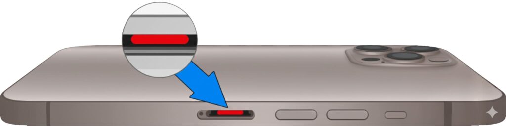 iPhone15ProMaxの水没マーク位置