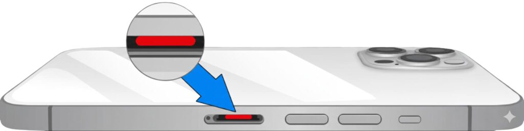 iPhone16ProMaxの水没マーク位置