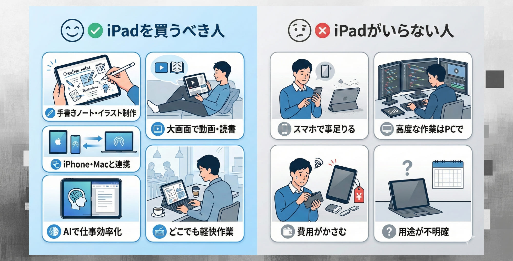 iPadを買うべき人・いらない人