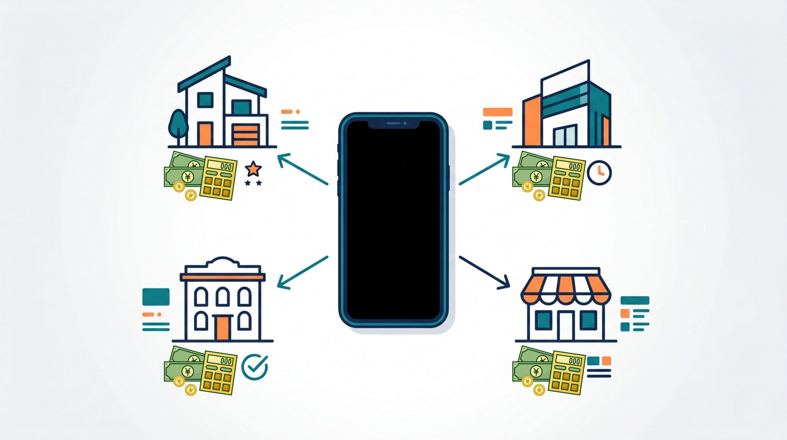 電源がつかないiPhone買取に対応する業者のイメージ