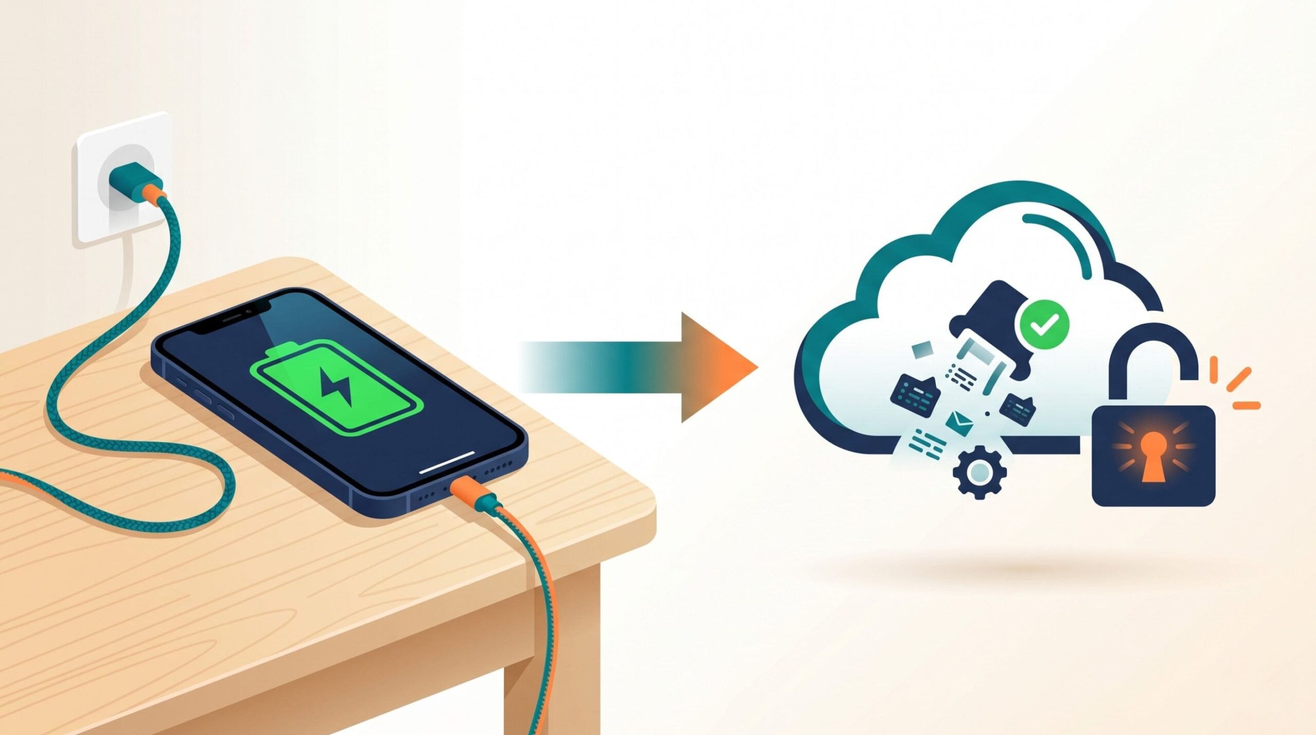 電源がつかないiPhoneを買取に出す前の準備イメージ