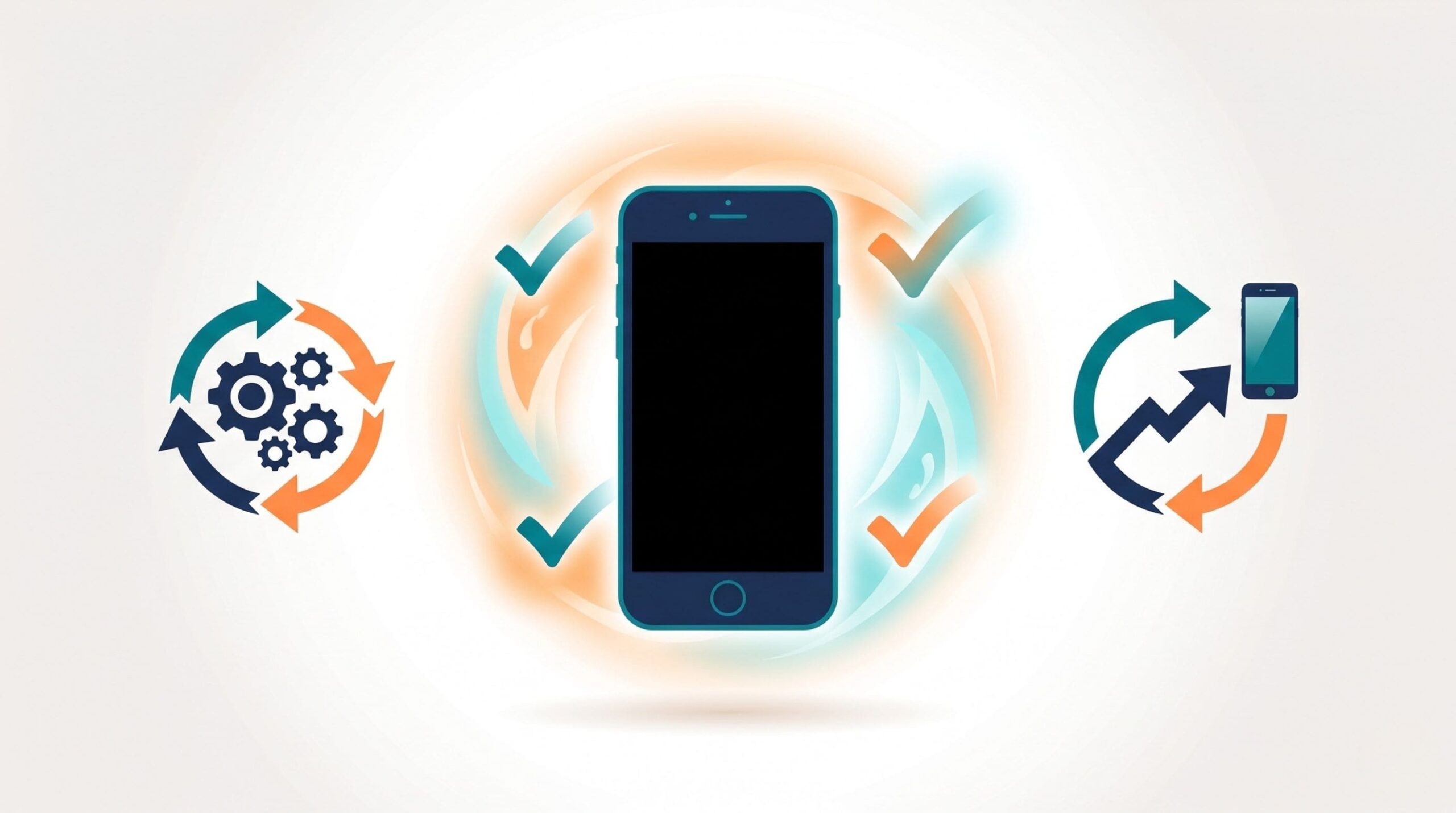 電源がつかないiPhoneでも買取できるイメージ